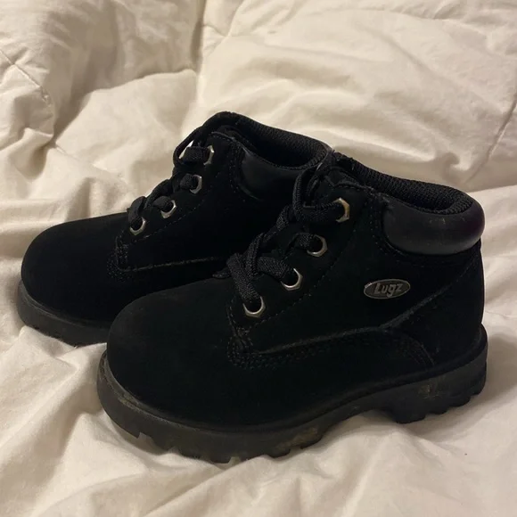 Lugz Shoes Lugz Memory Foam Suede Black Boots Boy Toddler Baby